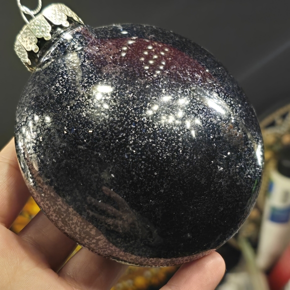 Handmade Ornament black red white Christmas ornament Mandala - Picture 5 of 5